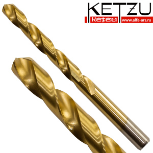 Сверло по металлу с титановым покрытием KETZU  7,0 мм (1 шт)