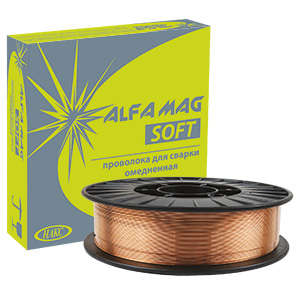 Изображение товара Проволока СВ08Г2С омедн. AlfaMag SOFT (SG-2) d=0.8 мм пласт.касс. рядн.намот 5 кг (D200) Проволока СВ08Г2С омедн. AlfaMag SOFT (SG-2) d=0.8 мм пласт.касс. рядн.намот 5 кг (D200)