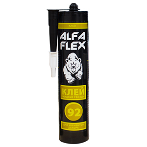 Клей жидкие гвозди ALFA Flex 92, для элементов декора, белый, 280 мл