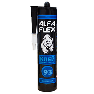 Клей жидкие гвозди ALFA Flex 93, для зеркал, бежевый, 280 мл