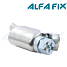 Хомут червячный нерж. 80-100/09W2 ( 5 шт) Alfa Fix