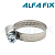 Хомут червячный нерж. 20-32/09W2 (10 шт) Alfa Fix