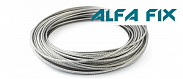 Трос ср. мягкости ART 8379 (DIN 3055) 7х7 A2  4,0 мм (100 м.) Alfa Fix
