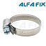 Хомут червячный нерж. 25-40/09W2 (10 шт) Alfa Fix