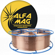 Проволока  СВ08Г2С омедн. AlfaMag  (SG-2) d=1,0 мм металл.касс.рядн.намот 15 кг (S300) желтый