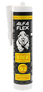 Клей жидкие гвозди ALFA Flex 92, для элементов декора, белый, 280 мл 1 шт.