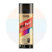 Sila HOME Max Paint, эмаль аэрозольная, универс., ЧЁРНЫЙ ГЛЯНЦЕВЫЙ RAL9005, 520мл