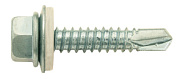 Саморезы кровельные  6,3х150-152 цинк сверло ( 240 шт)