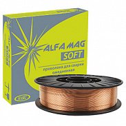 Проволока  СВ08Г2С омедн. AlfaMag SOFT  (SG-2) d=0.8 мм пласт.касс. рядн.намот 5 кг (D200)