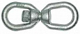 Вертлюг петля-петля  6 мм оц. (5 шт) Alfa Fix