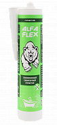 Герметик силиконовый санитарный «ALFA Flex» белый, 280 мл