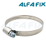 Хомут червячный нерж. 50-70/09W2 (10 шт) Alfa Fix