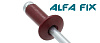 Заклепки комбинированные 4,0х10 RAL 3005 винно-красный (1 000 шт) Alfa Fix