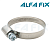 Хомут червячный нерж. 32-50/09W2 (10 шт) Alfa Fix