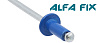Заклепки комбинированные 4,0х10 RAL 5005 синие (1 000 шт) Alfa Fix