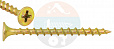 Саморезы по ГК кр.резьба (по дереву, ред.шаг)  3,5-3,9х 35 желтый цинк пакет 1 кг
