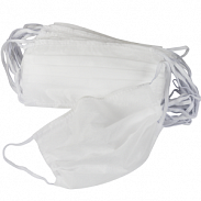 Маска медицинская ММ-1 [цвет: Белый] (50 шт)