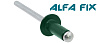 Заклепки комбинированные 3,2х 8 RAL 6005 темно-зеленые (1 000 шт) Alfa Fix