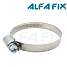 Хомут червячный нерж. 40-60/09W2 (10 шт) Alfa Fix