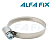 Хомут червячный нерж. 40-60/09W2 (10 шт) Alfa Fix