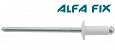 Заклепки комбинированные 4,0х10 RAL 9003 белые (1 000 шт) Alfa Fix