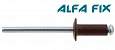 Заклепки комбинированные 3,2х 8 RAL 8017 темно-коричневые (1 000 шт) Alfa Fix