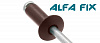 Заклепки комбинированные 3,2х 8 RAL 8017 темно-коричневые (1 000 шт) Alfa Fix