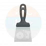 Шпатель гладкий «Эксперт» из нерж.стали 100мм