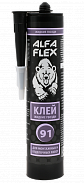 Клей жидкие гвозди ALFA Flex 91, для монтажных и отделочных работ, бежевый, 280 мл 1 шт.