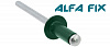 Заклепки комбинированные 3,2х 8 RAL 6005 темно-зеленые (1 000 шт) Alfa Fix