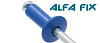 Заклепки комбинированные 4,0х10 RAL 5005 синие (1 000 шт) Alfa Fix