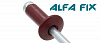 Заклепки комбинированные 3,2х 8 RAL 3005 винно-красный (1 000 шт) Alfa Fix